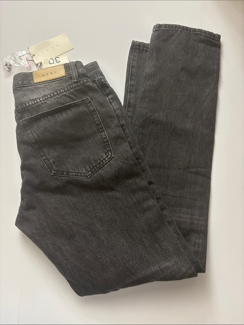 MNML black denim Jeans - Classic Straight Fit 30